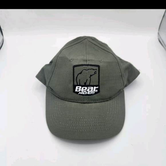 Bear Archery Other - Bear Archery Hat Cap Adjustable Mens Olive Green Hunting Outdoors Archery